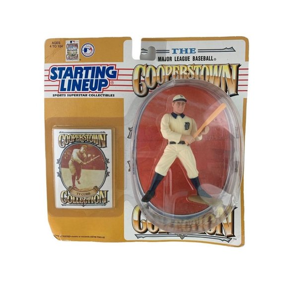 Kenner Other - Ty Cobb 1994 Cooperstown Collection Starting Lineup and Card Detroit Tigers